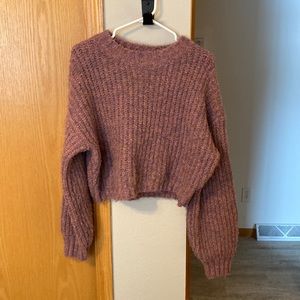 Women’s purple knit sweater
